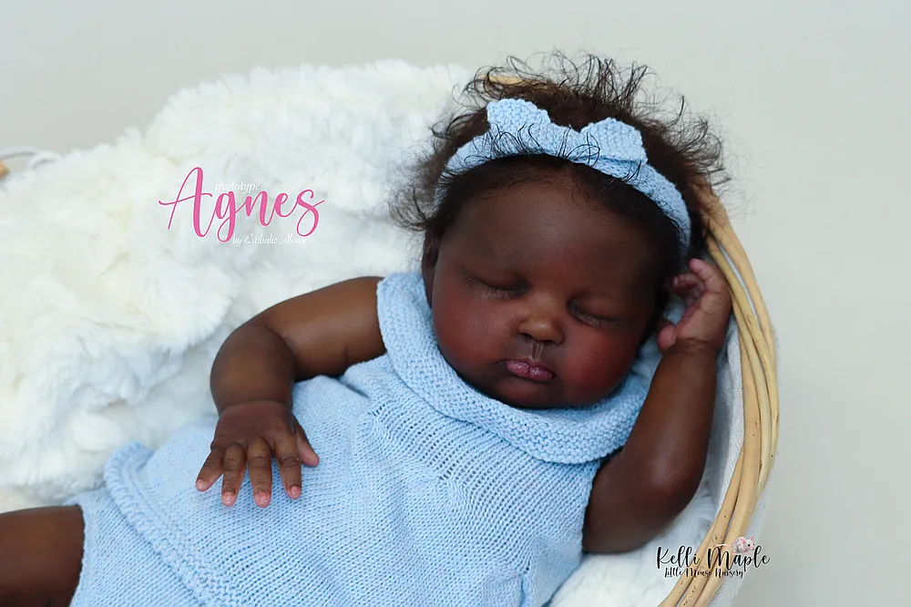 Agnes prototype reborn doll photo Kelli Maple Nursery