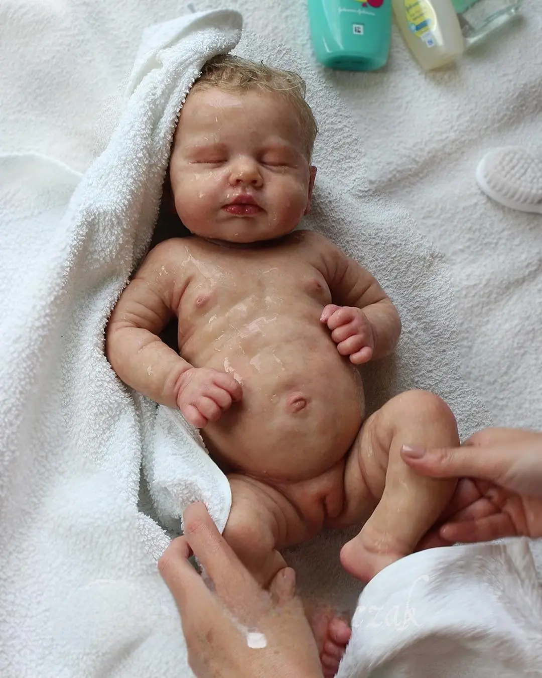 Baby Lou Lou realistic silicone reborn doll by Kelli Maple Nursery first edition collector piece