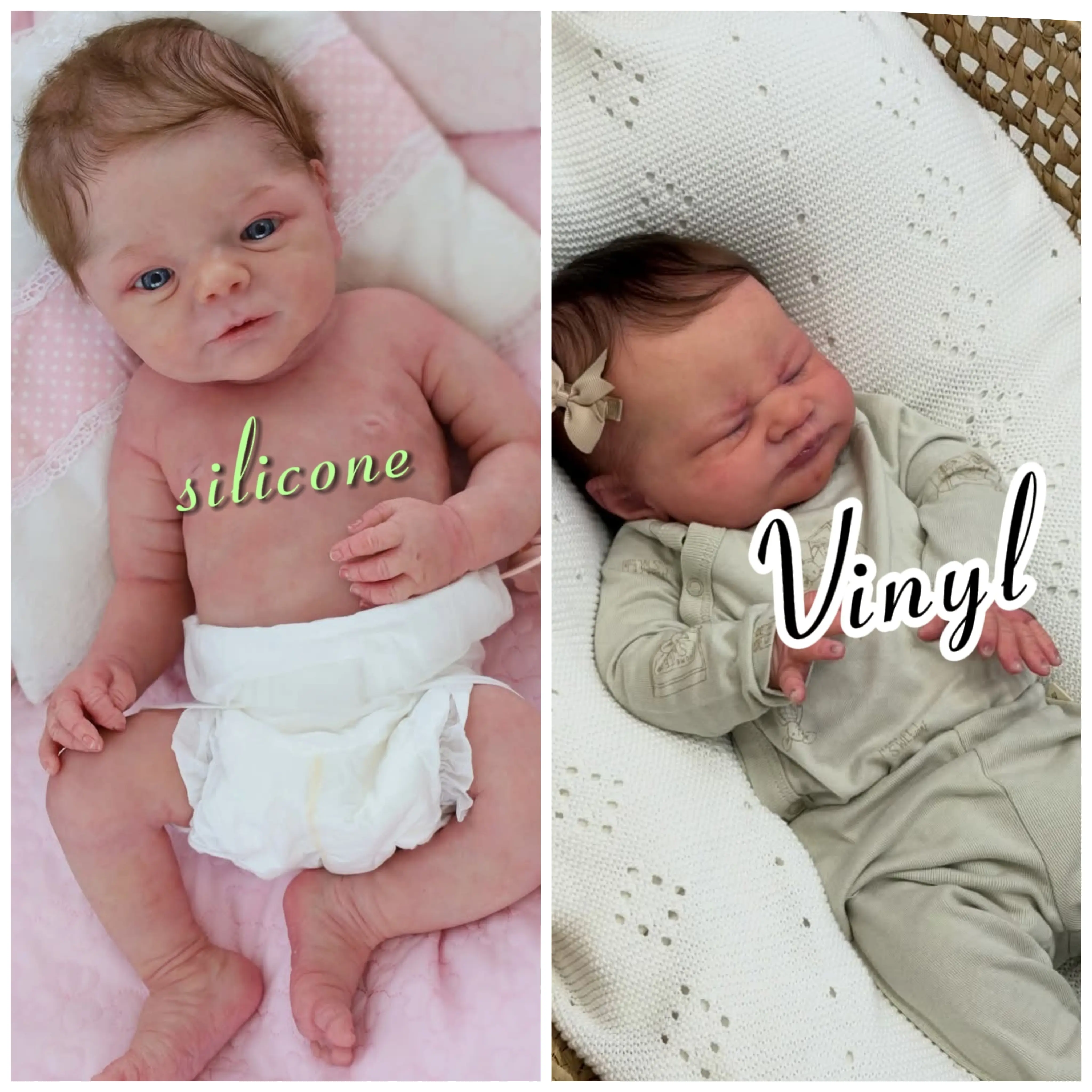 The Ultimate Comparison: Full Body Silicone vs. Vinyl Reborns