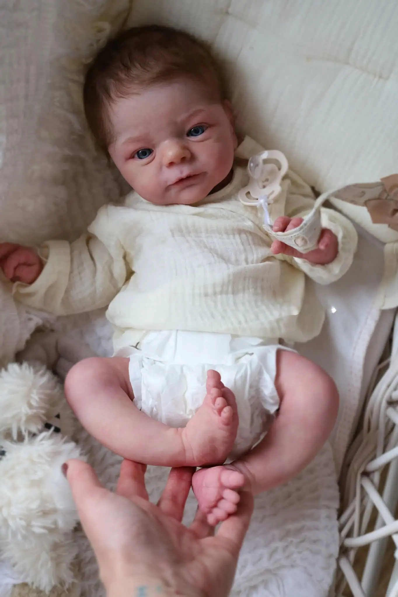 Kelli Maple reborn doll — silicone and vinyl handcrafted babies