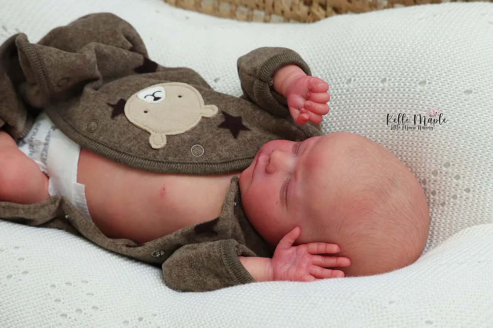 Lil Prem 15 Inch Limited Edition Vinyl Preemie Reborn - Handcrafted Reborn Doll