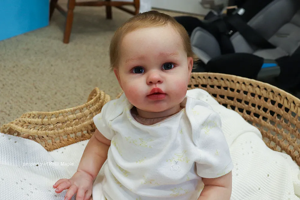 Ellie Prototype Sawyer 22 Inch Vinyl Reborn Baby - Handcrafted Reborn Doll