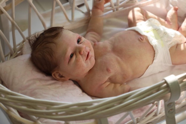 Lucille 20" Full Body Silicone Reborn Baby Girl - Handcrafted Reborn Doll