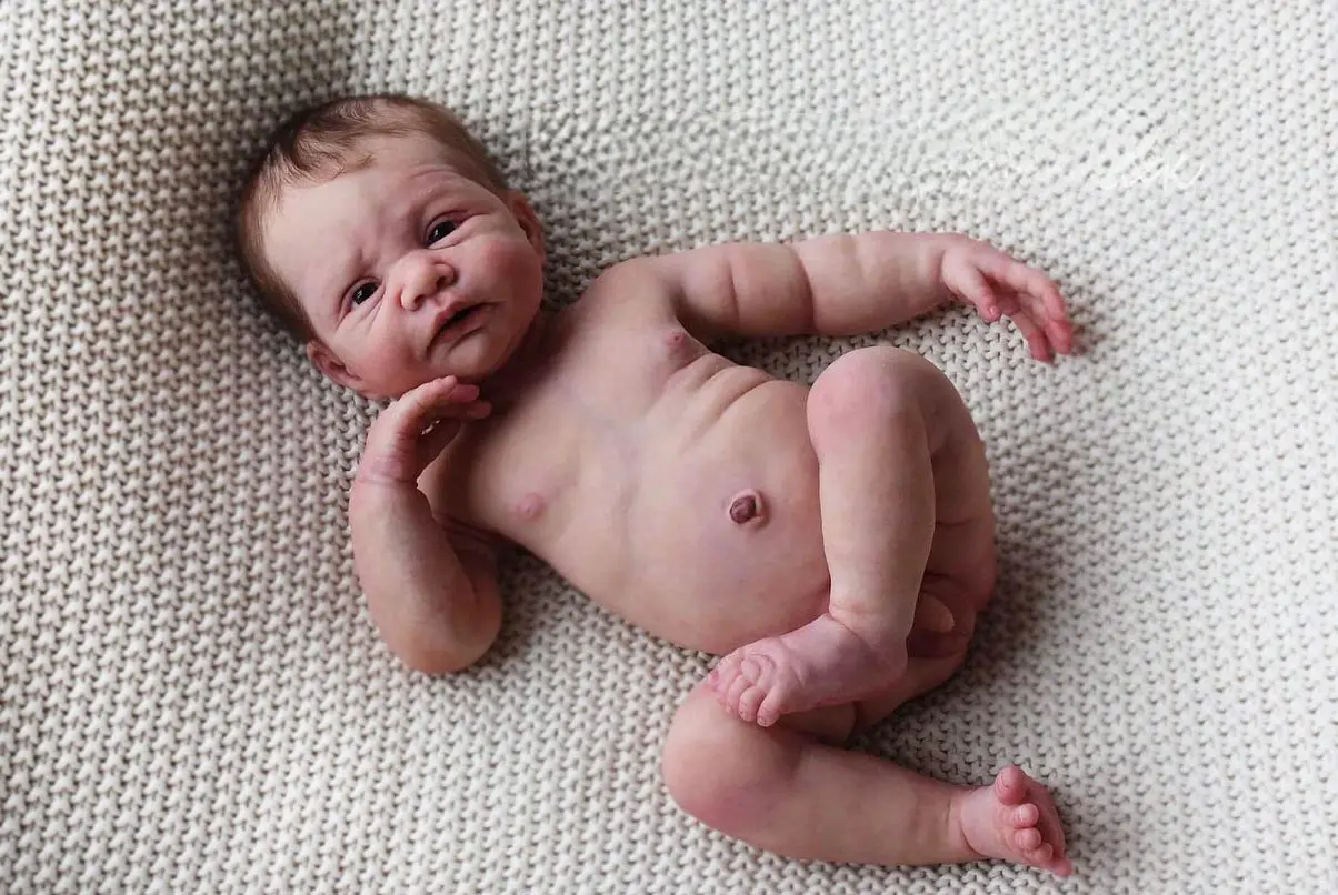 Jude - 20.5" Full Body Silicone Reborn Baby Boy - Alternate View