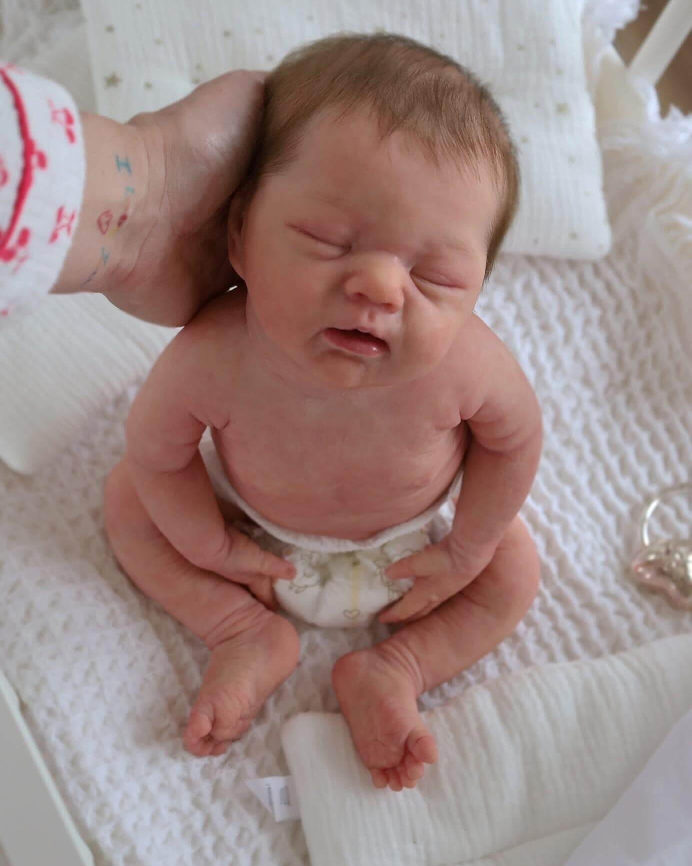 Raleigh - 19.7" Full Body Silicone Reborn Baby Girl - Handcrafted Reborn Doll