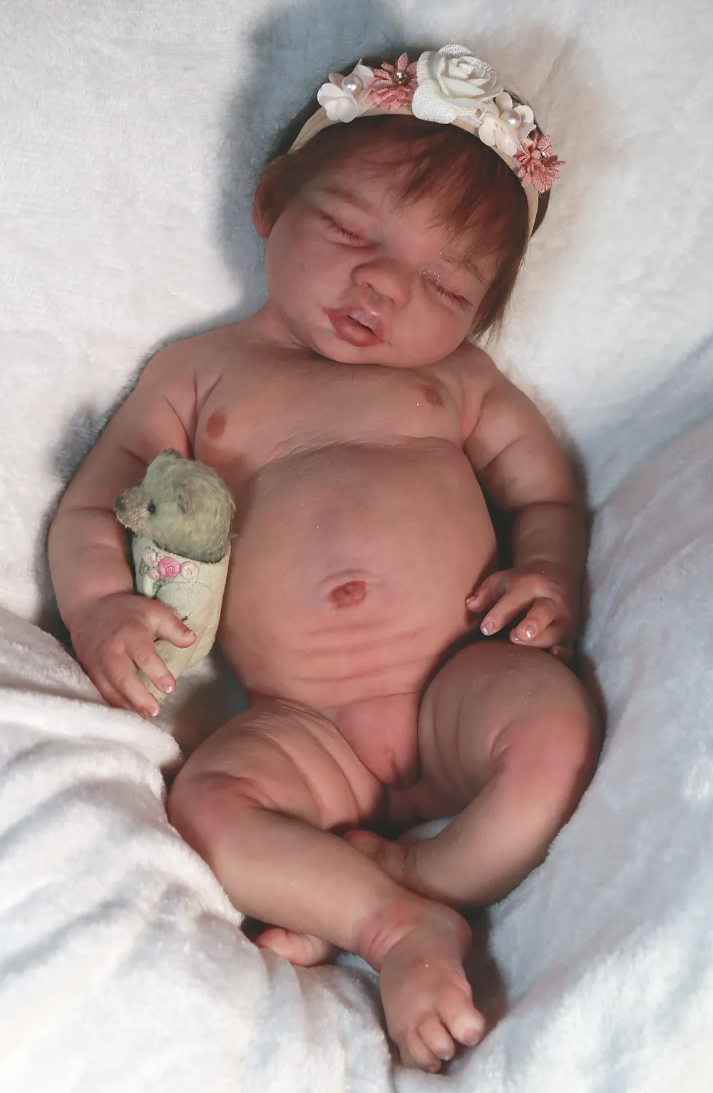 Billie — 19.5" Full Body Silicone Reborn Baby Girl - Alternate View